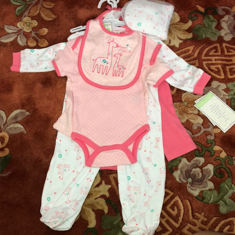 6pc pink set!